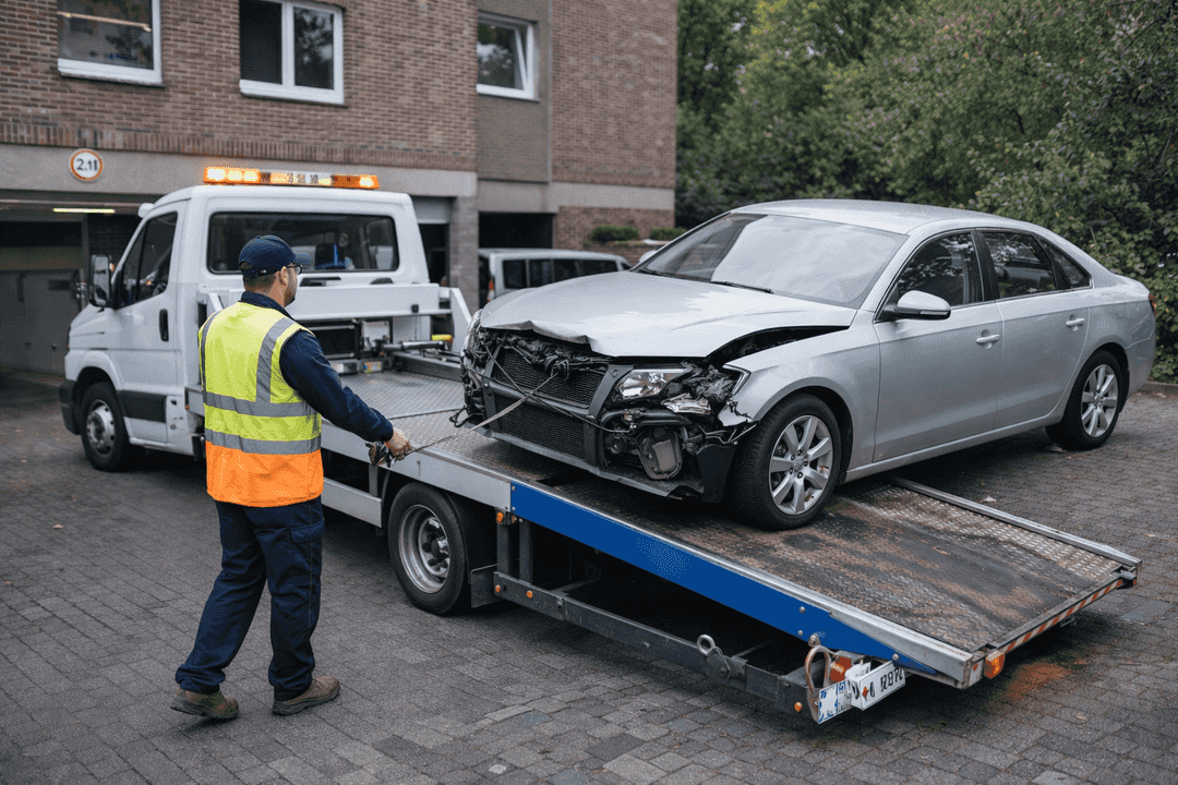 Effiziente Logistik – Abholung und Verladung bei der Autoverwertung in Hagen